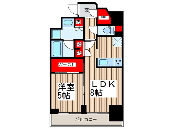 GENOVIA東向島Ⅱskygardenの物件間取画像